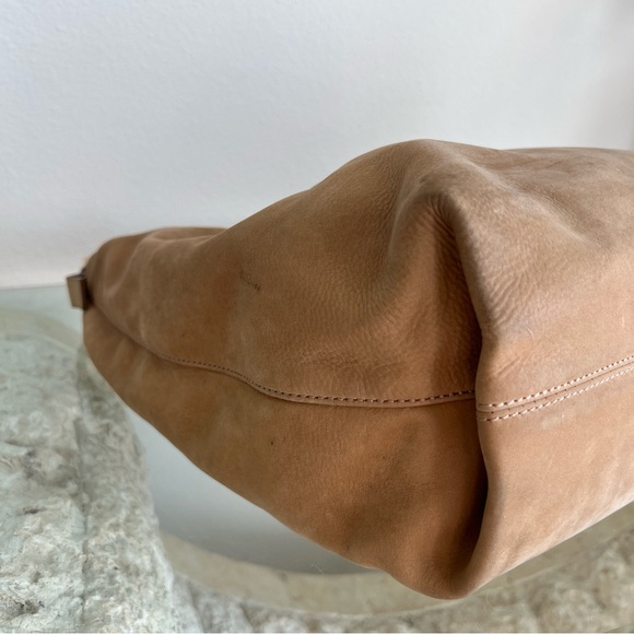 Fendi Mamma Baguette Suede Shoulder Bag – Tortoise & Gold Hardware - Picture 14 of 16